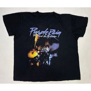 Prince Purple Rain Prince And The Revolution T-shirt Women XL Black Music